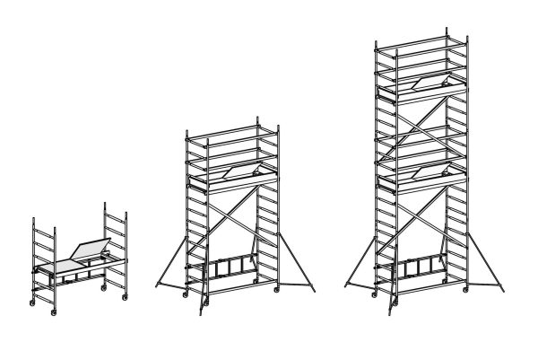 ALU-PRO 7089428 – Horizontaal (1,59 m) - Afbeelding 2